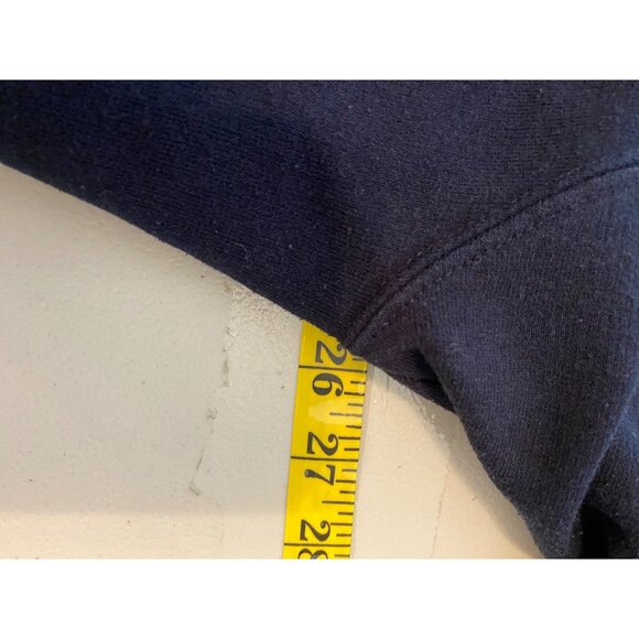 Champion Illinois Navy Blue Full-Zip Hoodie Pockets & Hood XL - Picture 6 of 8